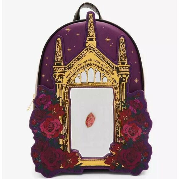 Her Universe Harry Potter Hogwarts Mirror of Erised Mini Backpack - Picture 1 of 6
